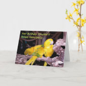 Goldene Chance Karte (Gelbe Blume)