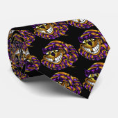 Goldene Cheshire-Katzen-Krawatte Krawatte (Gerollt)