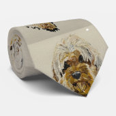 Goldene Cockapoo-Krawatte Krawatte (Gerollt)