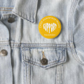 Goldene COPD-Aufklärungsmonat-Anstecknadel Button (Beispiel)