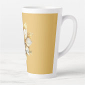 Goldene Creme-Blume Milchtasse (Rechts)