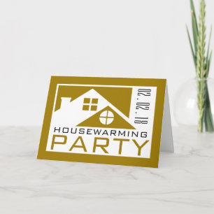 Goldene Dachterrasse, Party Einladung für die Haus