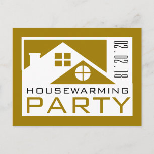 Goldene Dachterrasse, Party Einladung für die Haus