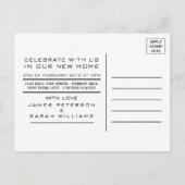 Goldene Dachterrasse, Party Einladung für die Haus (Rückseite)