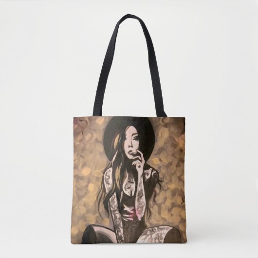 Goldene Damenhandtasche Tasche (Vorderseite)
