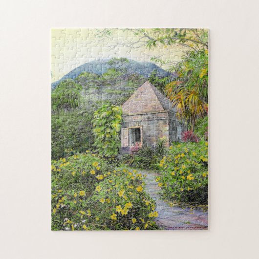 Goldene Dämmerungs-" Puzzle Pauls McGehee "Nevis - (Vertikal)