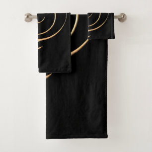 Goldene Dankbarkeit Badhandtuch Set