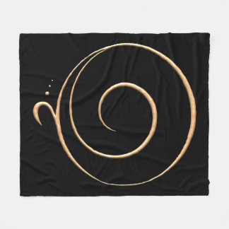 Goldene Dankbarkeit  Fleecedecke