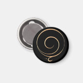 Goldene Dankbarkeit Magnet (Vorderseite/Rückseite)
