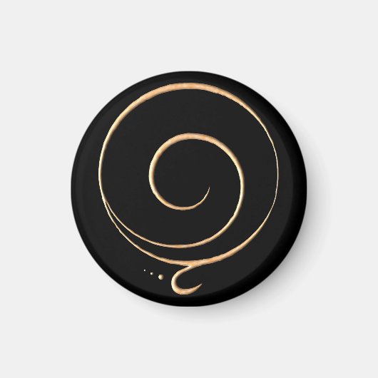 Goldene Dankbarkeit Magnet (Vorne)