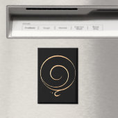 Goldene Dankbarkeit Magnet (In Situ (Geschirrspüler))