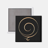 Goldene Dankbarkeit Magnet (Vorderseite/Rückseite)