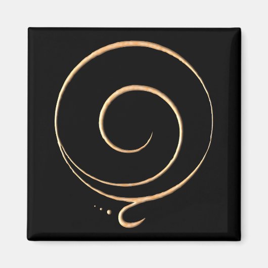 Goldene Dankbarkeit Magnet (Vorne)
