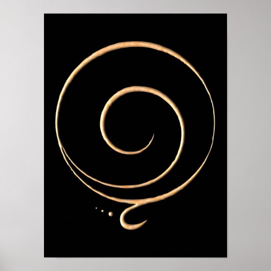 Goldene Dankbarkeit Poster (Vorne)