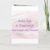 Goldene Deko-Hochzeits-Karte Einladung (Rückseite)