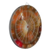 Goldene Dekorationen Dartscheibe (Vorderseite Links)