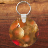 Goldene Dekorationen Schlüsselanhänger (Vorderseite)