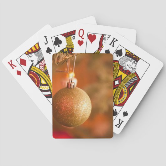 Goldene Dekorationen Spielkarten (Rückseite)