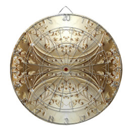 Goldene Dekorative Blumen Dartboard Dartscheibe