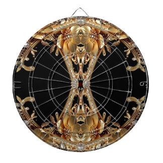 Goldene Dekorative Blumen Dartboard Dartscheibe
