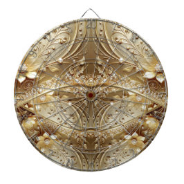 Goldene Dekorative Blumen Dartboard Dartscheibe