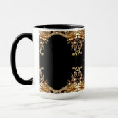 Goldene Dekorative Blumen Tasse (Links)