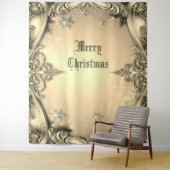 Goldene Dekorative Feiertage Wandteppich (Beispiel)