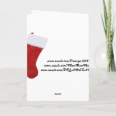 Goldene Designer Weihnachten (Rückseite)