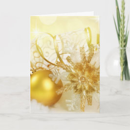 Goldene Designer Weihnachten