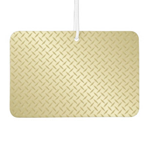 Goldene Diamantplatten-Metall-Optik Autolufterfrischer