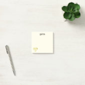 Goldene Diamond Post-it Notizen (Büro)