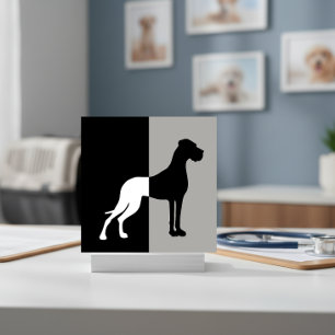 Goldene Doggen Geschäftskarten Quadratische Visitenkarte