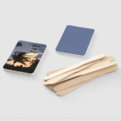 Goldene Donnerwolke auf Handheld-Fächern Fächer (Non-assembled)