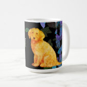 Goldene Doodle-Tasse Kaffeetasse (VorderseiteRechts)