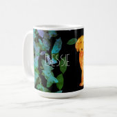 Goldene Doodle-Tasse Kaffeetasse (Vorderseite Links)