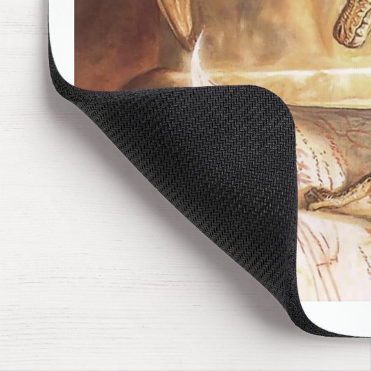 Goldene Drache-Buch-Lesung Mousepad (Ecke)