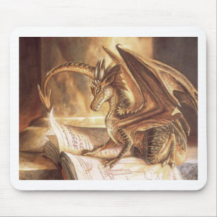 Goldene Drache-Buch-Lesung Mousepad