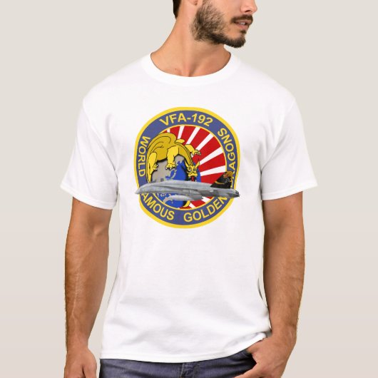 Goldene Drachen VFA-192 T-Shirt (Vorderseite)