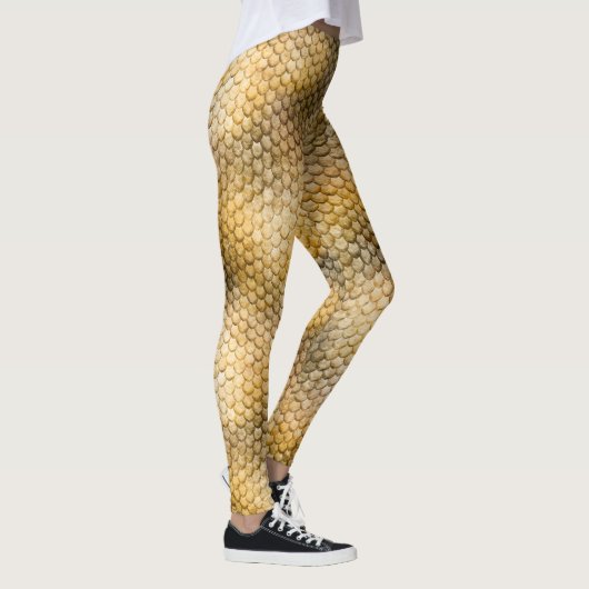 Goldene Drachenhaut Leggings (Rechts)