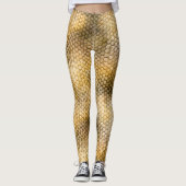 Goldene Drachenhaut Leggings (Vorderseite)