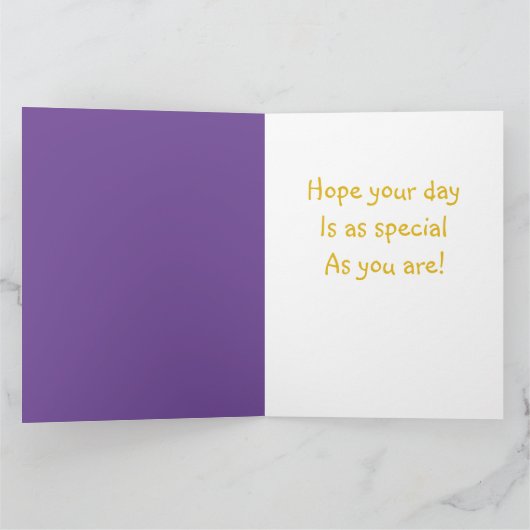 Goldene Dragonfly Karte (Innenseite)