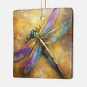 Goldene Dragonfly Keramikornament (Links)