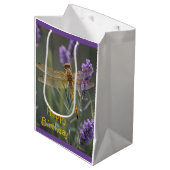 Goldene Dragonfly Mittlere Geschenktüte (Vorderseite Schrägansicht)