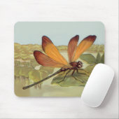 Goldene Dragonfly Mousepad (Mit Mouse)