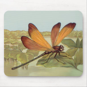 Goldene Dragonfly Mousepad