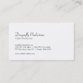 Goldene Dragonfly / nächtlicher Himmel Visitenkarte (Rückseite)