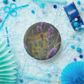 Goldene Dragonfly Pappteller (Party)