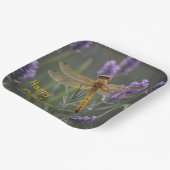 Goldene Dragonfly Pappteller (Gewinkelt)