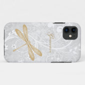 Goldene Dragonfly Personalisiert Case-Mate iPhone Hülle (Rückseite (Horizontal))