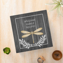 Goldene Dragonfly Rustikales Rezept Binder